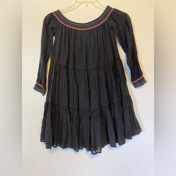 EUC Free People Womens Sunbeams A-line Dress SZ XS Black - Picture 3 of 5